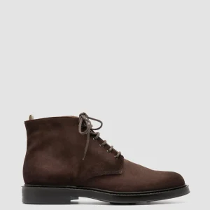 Officine Creative UNIFORM 018 - Dark Brown Leather Boots