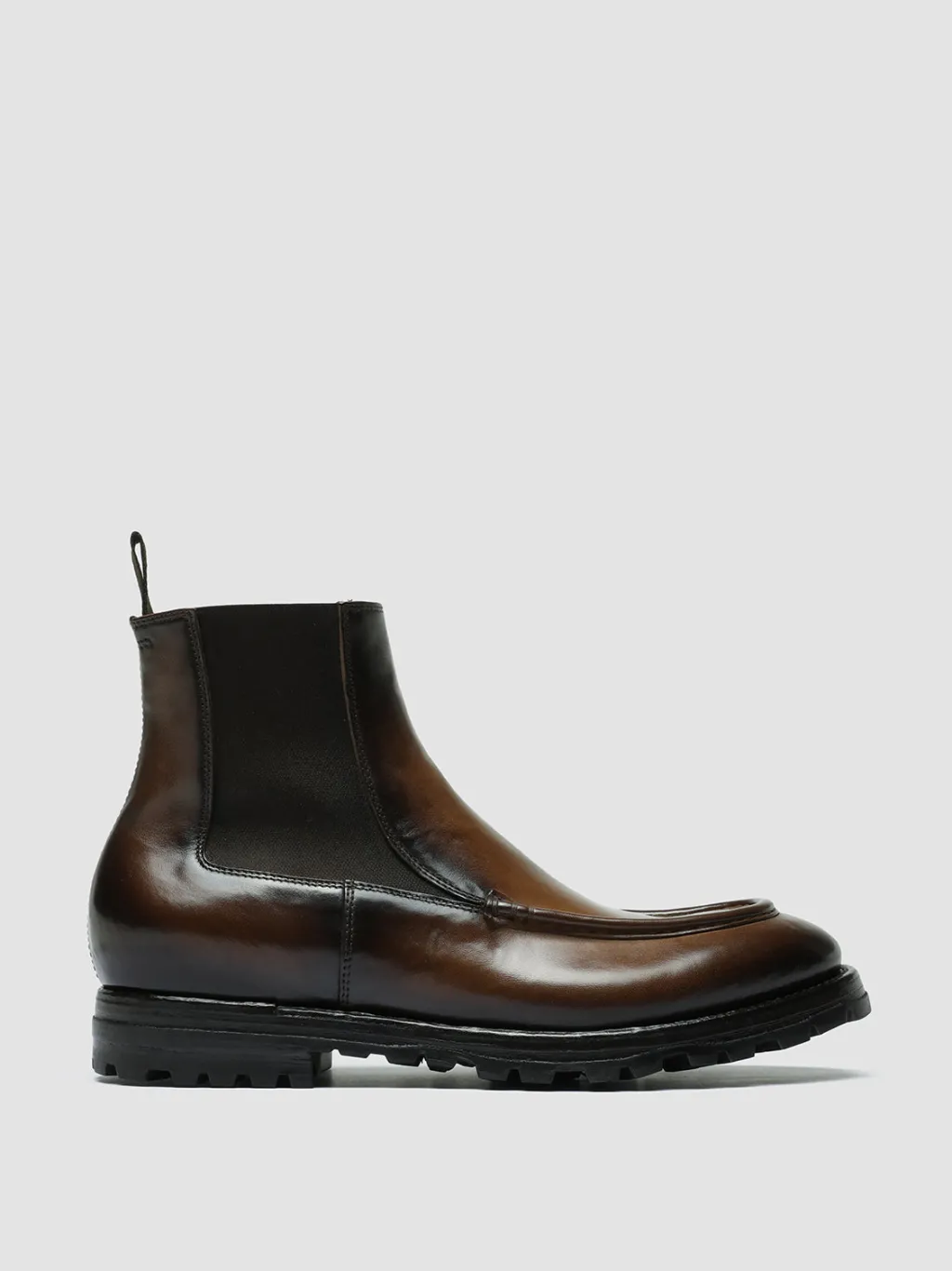 Officine Creative VAIL 017 - Brown Leather Chelsea Boots