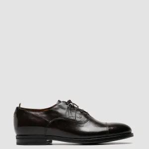 Officine Creative VANDERBILT CAOU 011 - Brown Leather Oxford Shoes