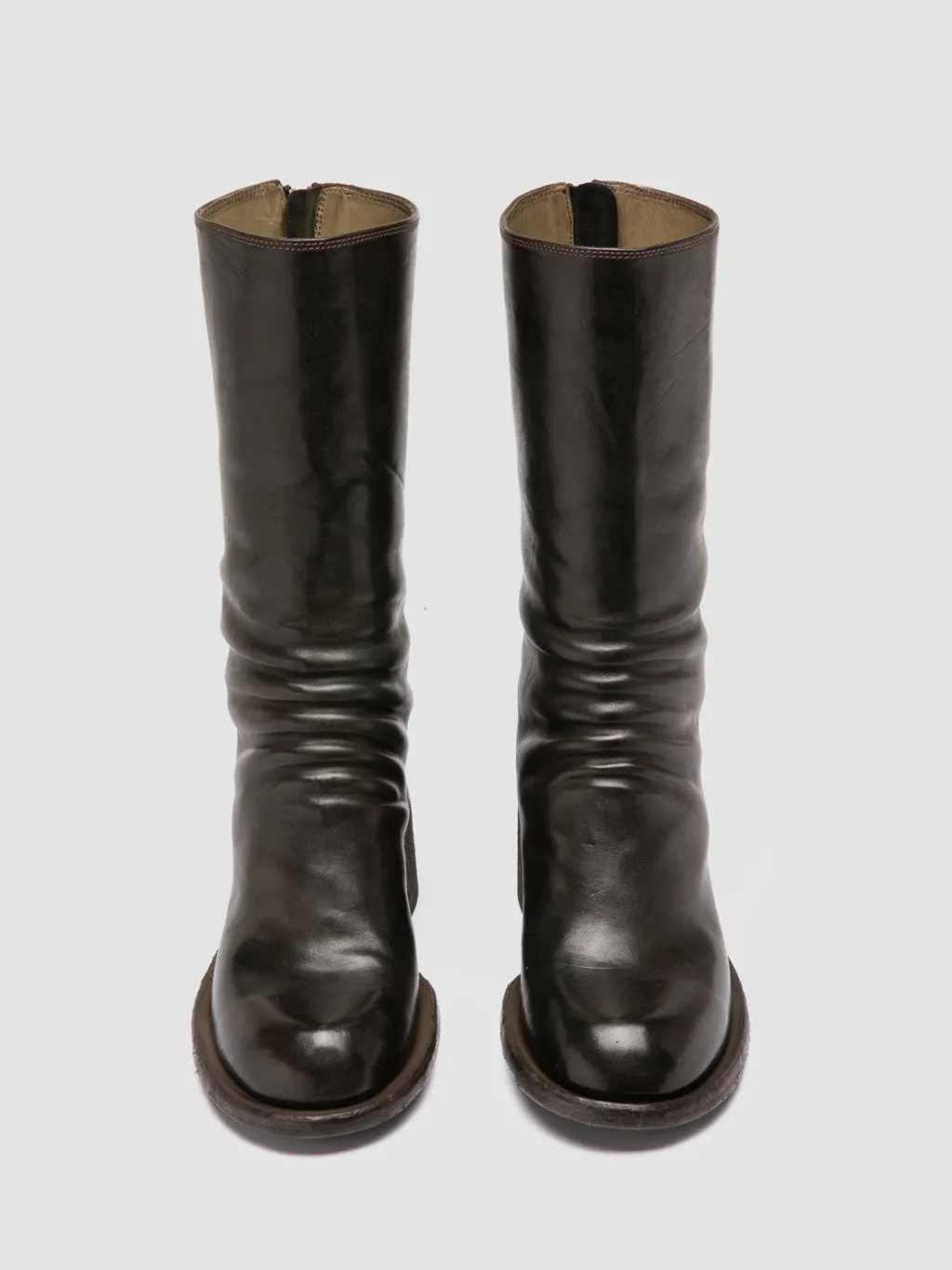 Women Officine Creative WILDS 006 - Brown Leather Zipped Boots