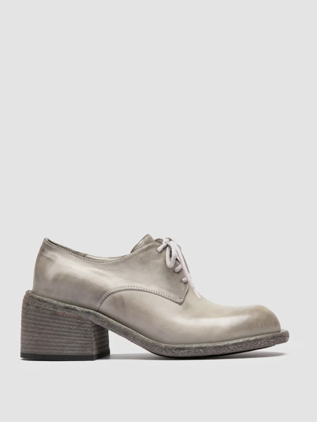 Women Officine Creative WILDS 001 - Grey Leather Derby Shoes